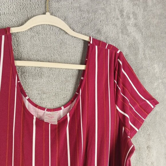 NO BOUNDARIES Women Jumpsuit Junior Size XXL(119) Striped Knit Pockets Waist Tie - Picture 7 of 11